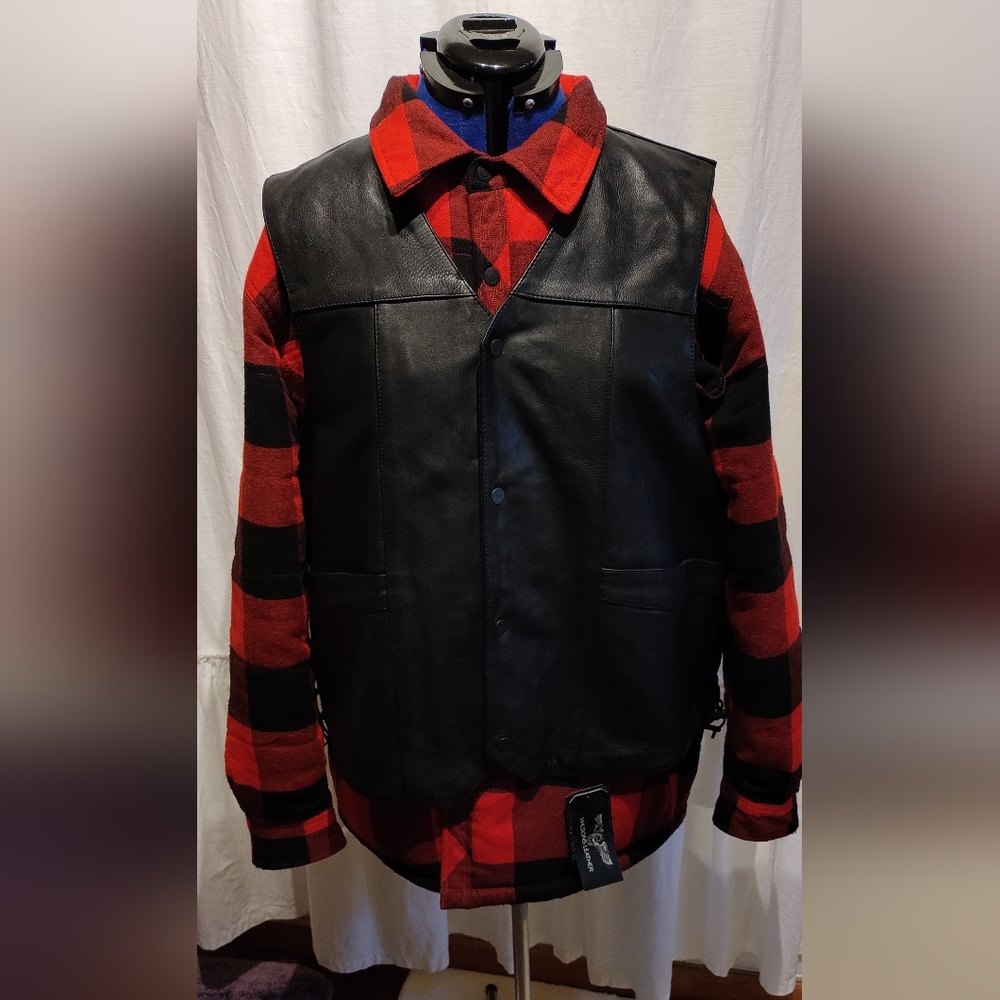 Wilson Leather Biker Vest